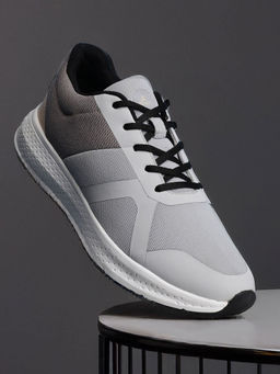 AVANT - Mens Stridex Running Shoes - Grey & Peach