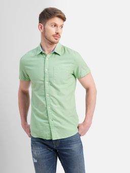 Jack & Jones - Green Short Sleeves Shirt