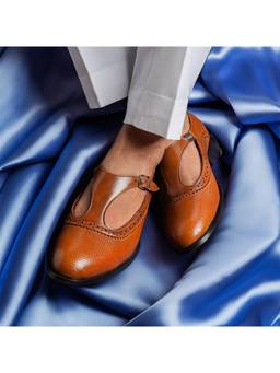 THE ALTER - Tan Textured Sandals
