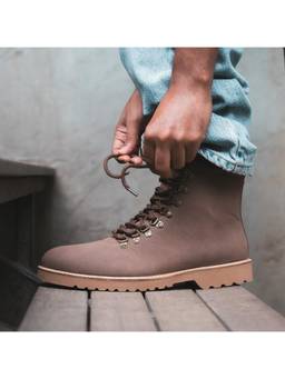 THE ALTER - Suede Casual Boots- Brown