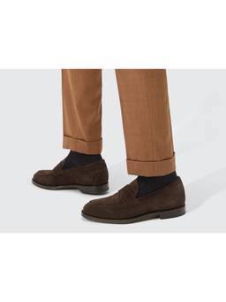 THE ALTER - Suede Loafer-Brown