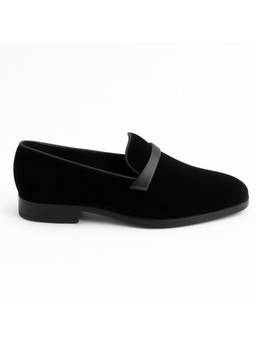 THE ALTER - Midnight Velvet Loafer- Black