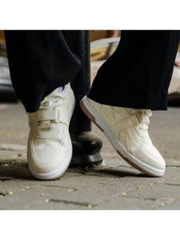 THE ALTER - White Cream shift Sneaker
