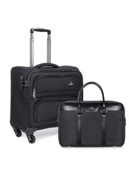 The Clownfish - Combo Of Trolly Bag & 15.6 Inch Laptop Messenger Bag