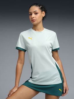 Puma - Womens Green Colorblock T-shirt