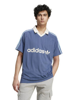 adidas Originals - STRIPE JERSEY Blue Stripes T-Shirt