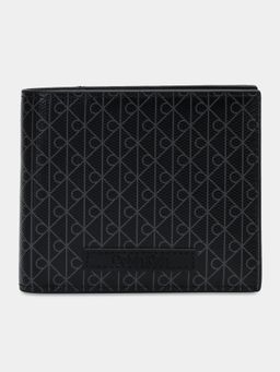 Calvin Klein - Typographic Black Polyester Bi-Folds Wallet