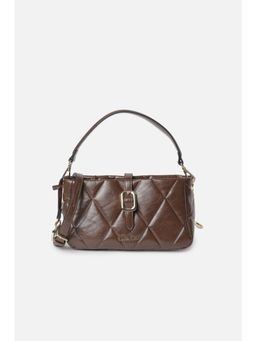 Van Heusen - Women Brown Textured Casual Sling Bag