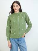 Green color option, Currently selected
