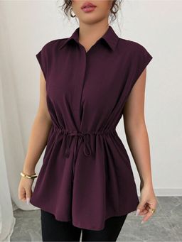 Miakee - Maroon Olyra Top