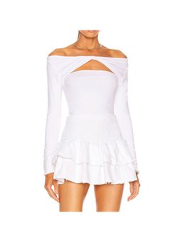 Miakee - White Olivia Crop Top