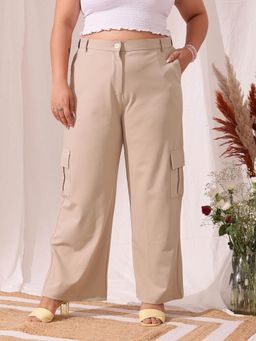 CURVY STREET - Tex Twill Cargo - Beige