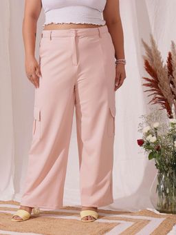 CURVY STREET - Tex Twill Cargo - Pink