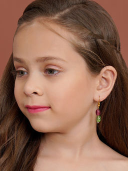 Ruby Raang Studio - Green Stone Earrings