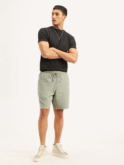 Levi's - Men Olive Relaxed Fit Shorts