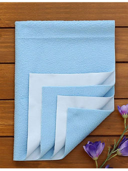 Elementary - Smart Dry Waterproof Bed Protector Sheet Medium - Baby Blue