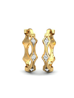 KuberBox - Varietal Hoop Earrings 18K Gold