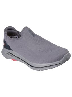SKECHERS - Men GO WALK 8 - GABE Charcoal Slip On Walking Shoes