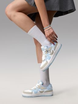 The Souled Store - Blueberry Cheesecake: Urban Blaze Women Low Top Sneakers