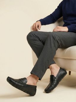 Marc Loire - Men Black Slip-On Loafers