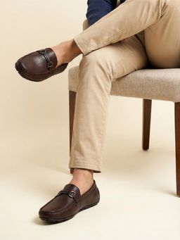 Marc Loire - Men Brown Slip-On Loafers