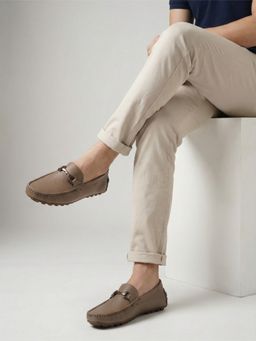 Marc Loire - Men Beige Slip-On Loafers