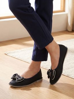 Marc Loire - Women Black Slip-On Ballerinas