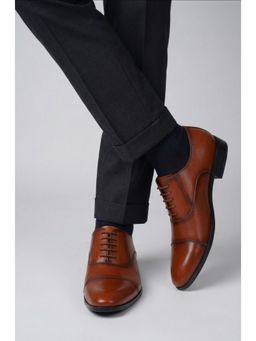 Marc Loire - Mens Tan Formal Oxfords