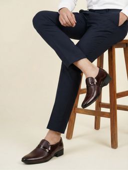 Marc Loire - Men Burgundy Formal Loafers