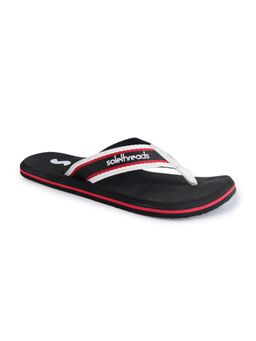 SOLETHREADS - Black Flipflops for Mens