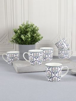 India Circus by Krsnaa Mehta - Bouquet Brush Mug Set of 6