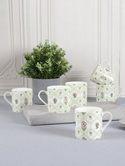 India Circus by Krsnaa Mehta - Petal Perfection Mug Set of 6