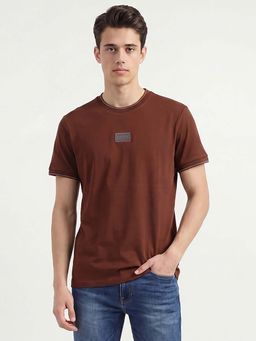 United Colors of Benetton - Men Brown Regular Fit Solid T-shirt