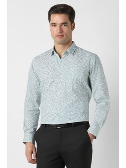 Peter England - Men White Nuvo Fit Full Sleeves Formal Shirt