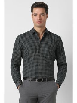 Peter England - Men Black Slim Fit Full Sleeves Formal Shirt