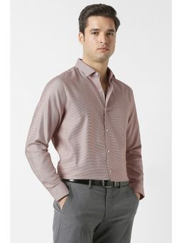 Peter England - Men Slim Fit Full Sleeves Formal Shirt