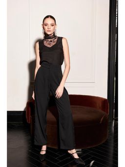 Kay Kay BY KKHUSHI SAHAII - Quinn Black Embroidered Crepe Co-Ord Set