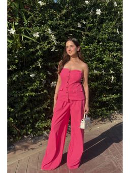 HOUSE OF SAL - Pink Athena Strapless Top and Pant