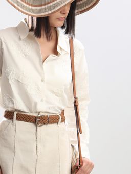 VERO MODA - Tan Braided Belt