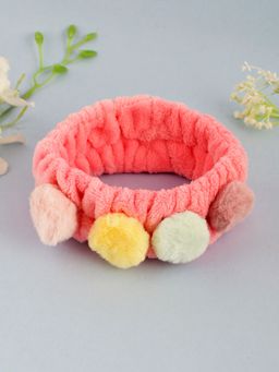Silvermerc Designs - Color Ball Fur Stretchable Hairband