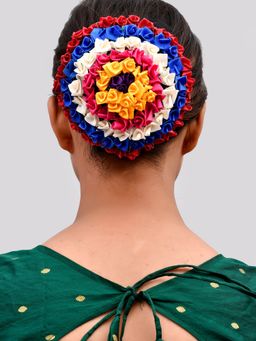 Silvermerc Designs - Multi Ribbon Mogra Juda Bun Cover