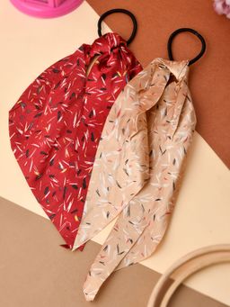 Silvermerc Designs - Satin Scarf Rubber Band (Set of 2)