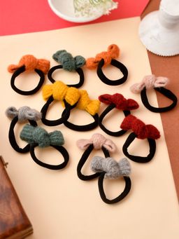 Silvermerc Designs - Floral Multi Ponytail Holder (Set of 12)