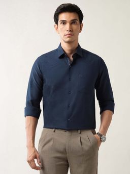 Arrow - Blue Cotton Full Sleeves Shirt