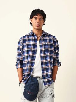 The Bear House - Multi-Color Cotton Full Sleeves Shirt