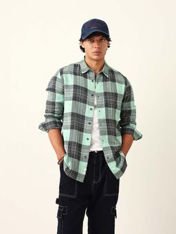 The Bear House - Multi-Color Cotton Full Sleeves Shirt