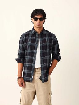 The Bear House - Multi-Color Cotton Full Sleeves Shirt