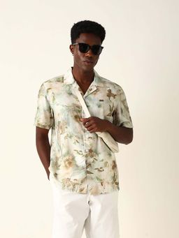 The Bear House - Multi-Color Rayon Nylon Half Sleeves Shirt