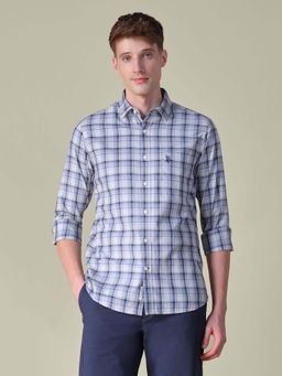 U.S. POLO ASSN. - Purple Cotton Full Sleeves Shirt