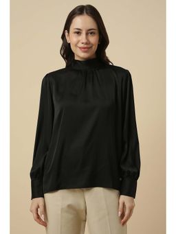 Allen Solly - Women Black Solid Formal Top